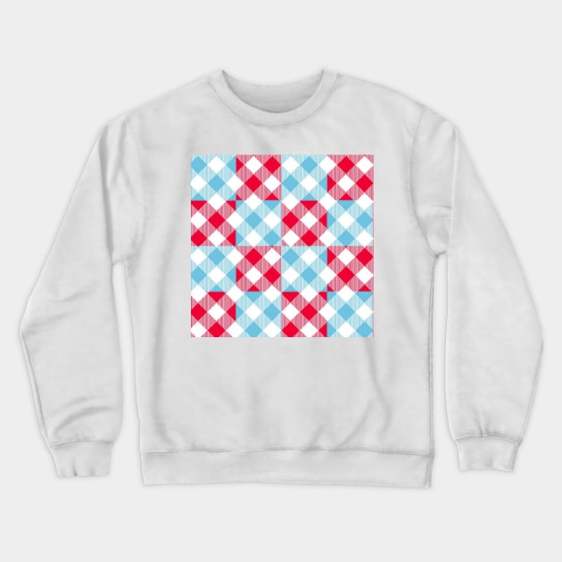 Plaid Jam Picnic Crewneck Sweatshirt by L'Appel du Vide Designs by Danielle Canonico